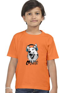 Round Neck T-Shirt (Boys) - Howl You Doing? (10 Colours)