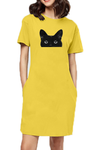 T-shirt Dress With Pockets - Everlasting Black (4 Colours)