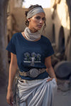 Round Neck T-Shirt (Women) - Fresh White Cat (5 colours)