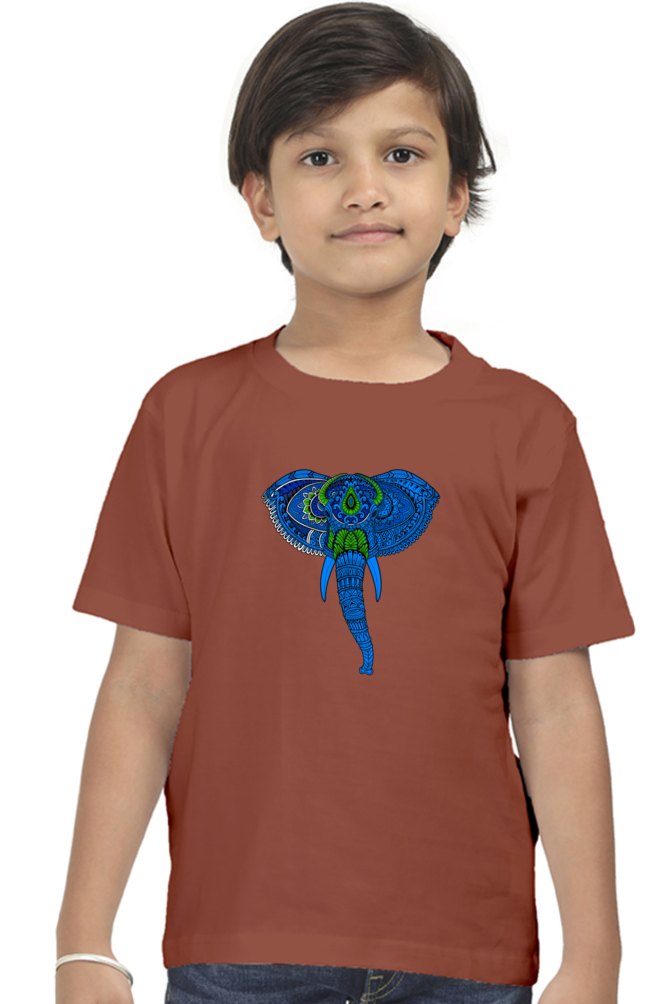 Round Neck T-Shirt (Boys) - Elephantastic (10 Colours)