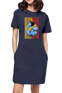 T-shirt Dress With Pockets - Beast Mode (3 Colours)