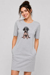 T-shirt Dress With Pockets - DJ Doggo (4 Colours) (Slim Fit)