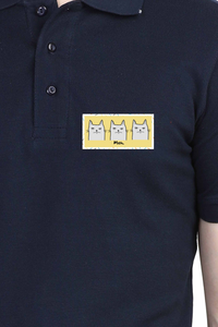 Polo Neck T-Shirt (Men) - Meh Mondays (11 Colours)