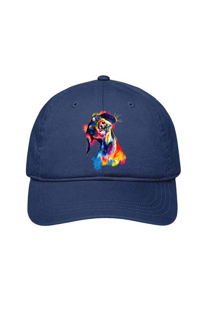 Tilted Head Rainbow Dog Cap (7 Colours)