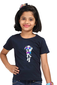 Round Neck T-Shirt (Girls) - Spot-tacular Treasure (5 Colours)