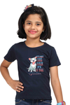 Round Neck T-Shirt (Girls) - Pitbull Glitter (5 Colours)