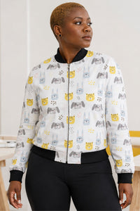 Bomber Jacket (Women) - Animal Friends