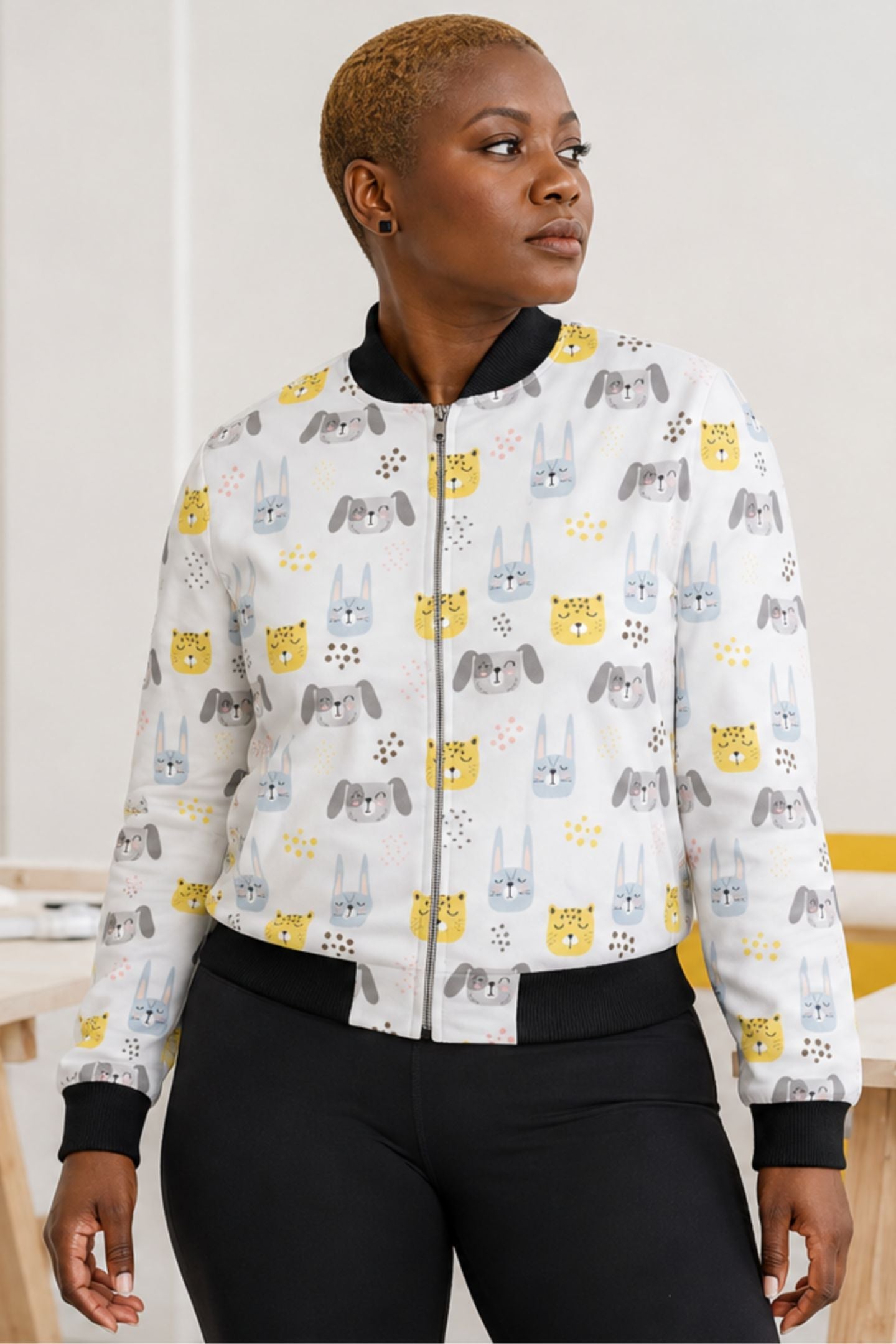 Bomber Jacket (Women) - Animal Friends