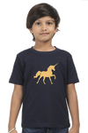 Round Neck T-Shirt (Boys) - Mystical Unicorn (10 Colours)