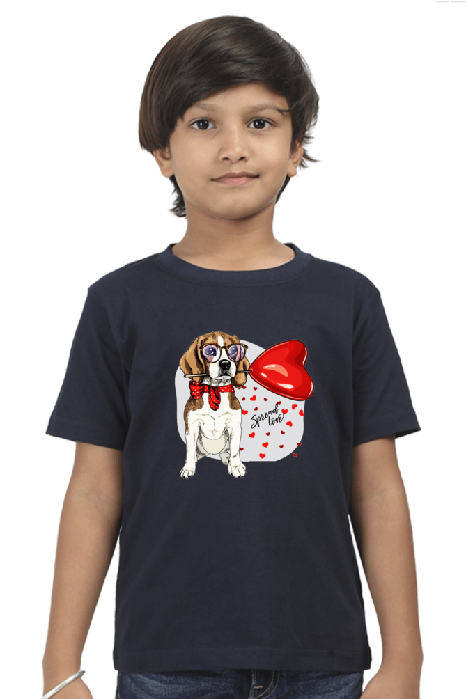 Round Neck T-Shirt (Boys) - Beagle Furever Love (9 Colours)