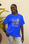 Round Neck T-Shirt (Women) - Poodle Doodle (5 colours)