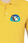 Polo Neck T-Shirt (Men) - Pawsitively Adorable Cats (10 Colours)