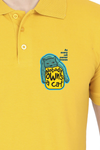 Polo Neck T-Shirt (Men) - Cat-titude (3 Colours)