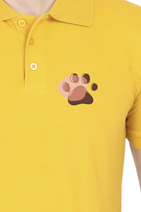 Polo Neck T-Shirt (Men) - Pawsitive Vibes (7 Colours)