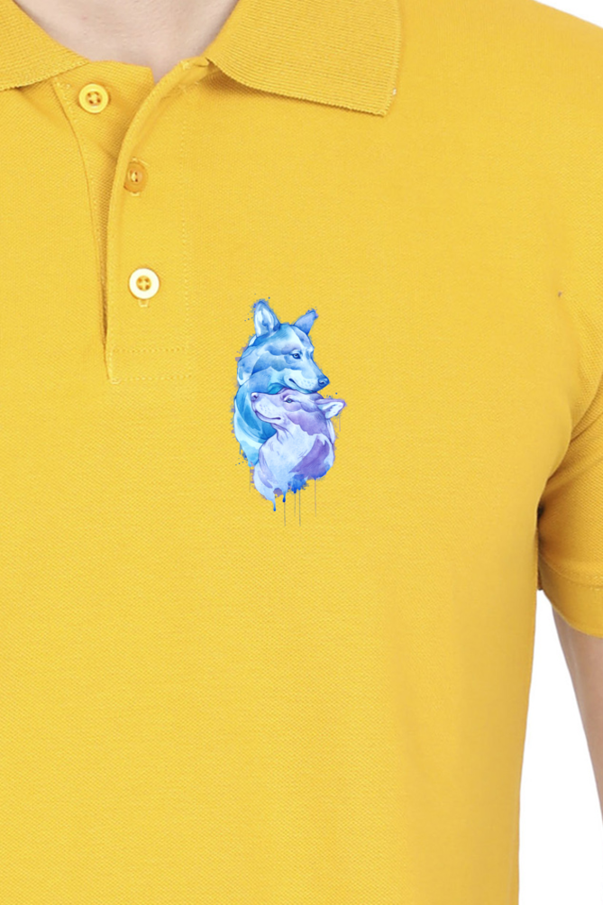 Polo Neck T-Shirt (Men) - Snugglebugs (11 Colours)