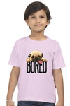 Round Neck T-Shirt (Boys) - Bored Pug Baby (10 Colours)