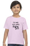 Round Neck T-Shirt (Boys) - Pawfect Partner (9 Colours)