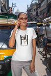 Round Neck T-Shirt (Women) - Hang In There Pug (10 colours)