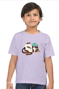 Round Neck T-Shirt (Boys) - Clawful Nap (10 Colours)