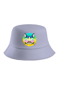 Cat With Glasses Bucket Hat (3 Colours)