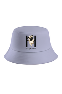 Hang In There Pug Bucket Hat (2 Colours)