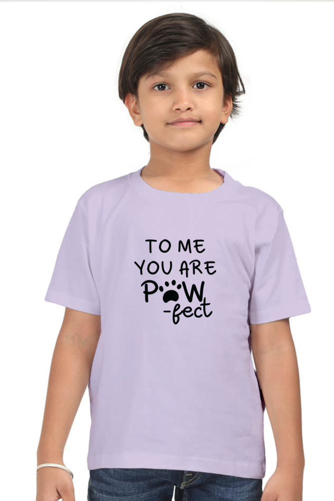 Round Neck T-Shirt (Boys) - Pawfect Partner (9 Colours)