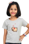 Round Neck T-Shirt (Girls) - Puggy Baby (2 Colours)