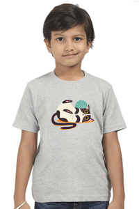 Round Neck T-Shirt (Boys) - Clawful Nap (10 Colours)