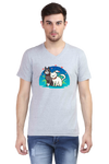 V Neck T-Shirt (Men) - Pawsitively Adorable Cats (3 Colours)