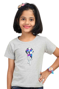 Round Neck T-Shirt (Girls) - Spot-tacular Treasure (5 Colours)