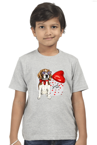 Round Neck T-Shirt (Boys) - Beagle Furever Love (9 Colours)