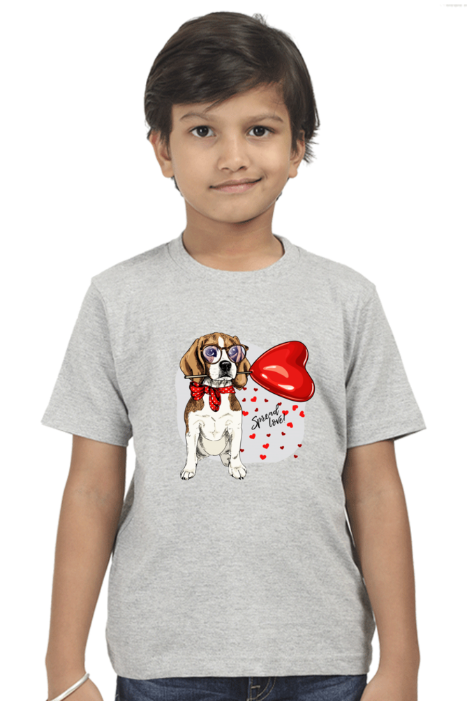 Round Neck T-Shirt (Boys) - Beagle Furever Love (9 Colours)