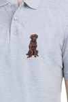 Polo Neck T-Shirt (Men) - Chocolate Charm (5 Colours)
