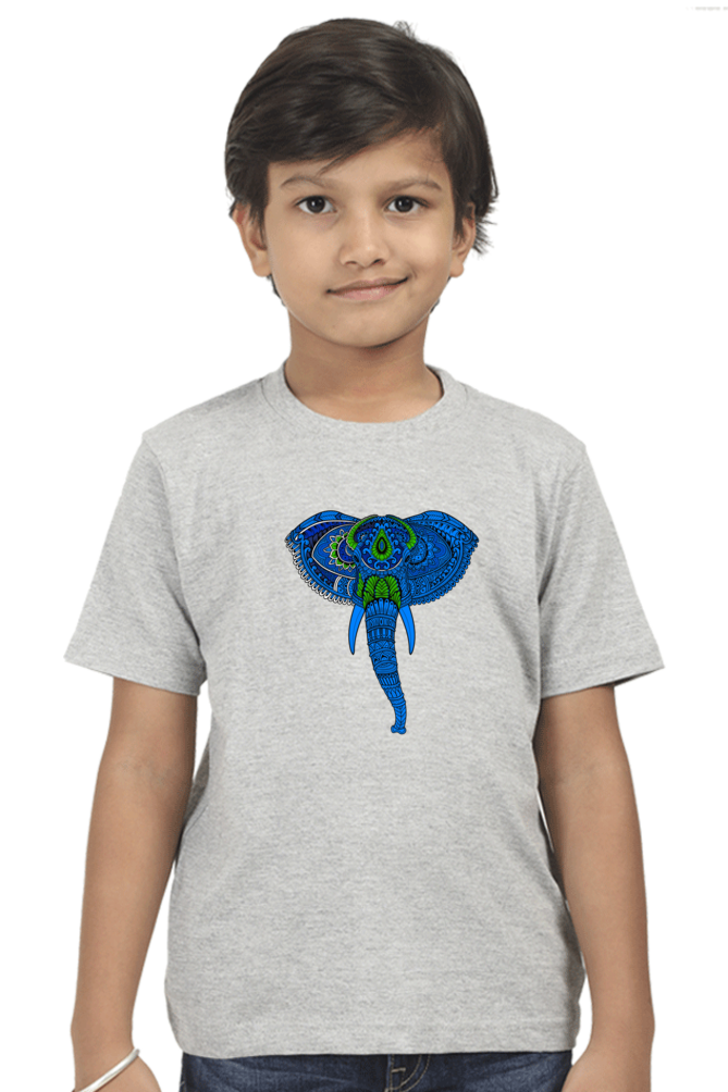 Round Neck T-Shirt (Boys) - Elephantastic (10 Colours)