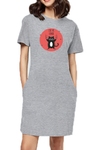 T-shirt Dress With Pockets - Love Me, Human (6 Colours)