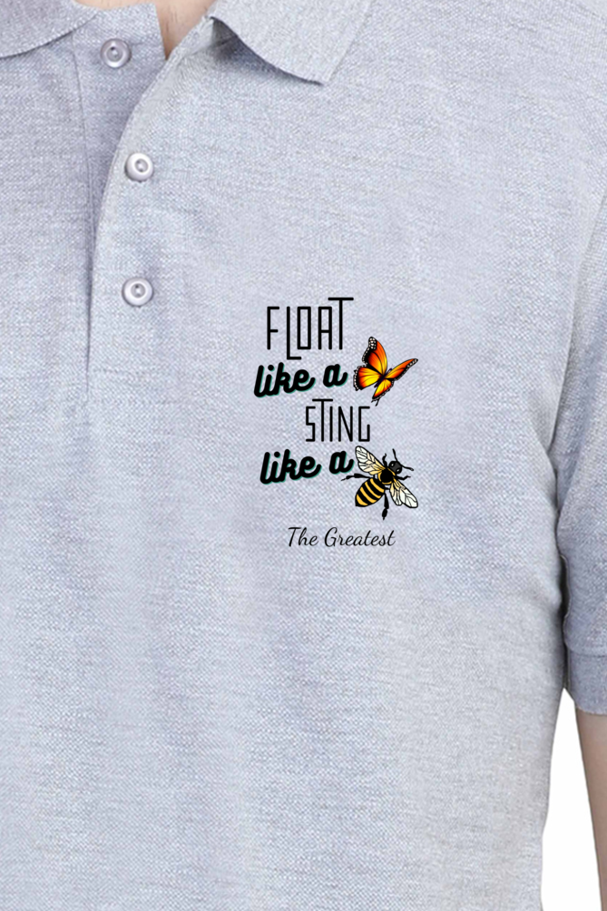 Polo Neck T-Shirt (Men) - Bee The Greatest (3 Colours)