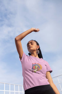 Round Neck T-Shirt (Women) - Cavalier King Charles Spaniel (11 colours)