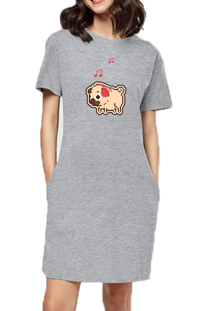 T-shirt Dress With Pockets - Puggy Baby (3 Colours)