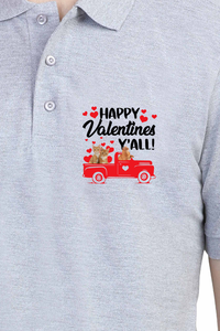Polo Neck T-Shirt (Men) - Valentine's Day Special (3 Colours)