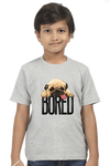 Round Neck T-Shirt (Boys) - Bored Pug Baby (10 Colours)