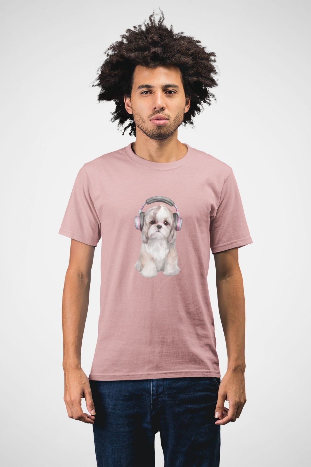 Round Neck T-Shirt (Men) - DJ Doggy Bass (11 Colours)