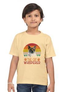 Round Neck T-Shirt (Boys) - The Cat Whisperer (6 Colours)