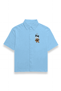 Pug Life Relaxed Fit Half-Sleeves T-Shirt (3 Colours)