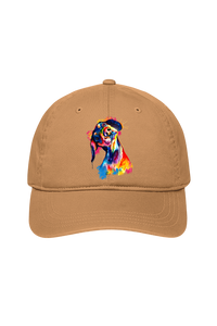 Tilted Head Rainbow Dog Cap (7 Colours)