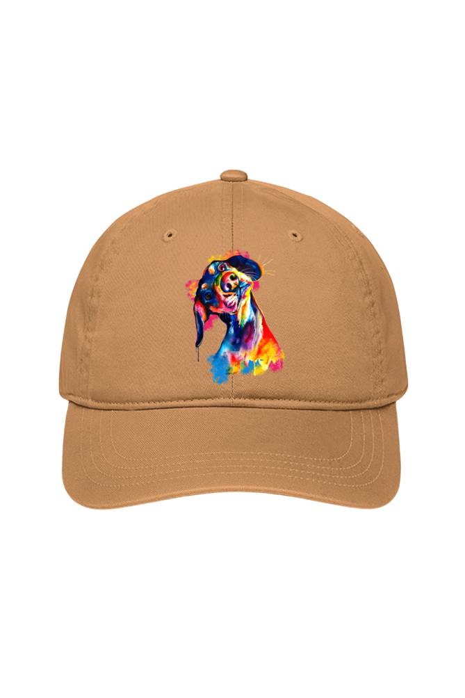 Tilted Head Rainbow Dog Cap (7 Colours)