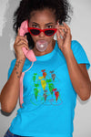 Round Neck T-Shirt (Women) - Sassy Kitties (8 colours)