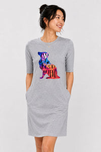 T-shirt Dress With Pockets - Best Fur-Ends Forever (4 Colours) (Slim Fit)