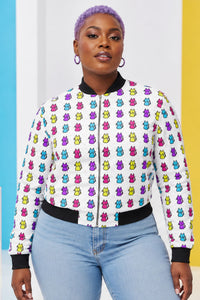 Bomber Jacket (Women) - Cats In Colour
