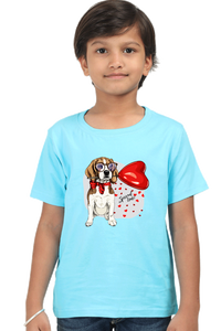 Round Neck T-Shirt (Boys) - Beagle Furever Love (9 Colours)