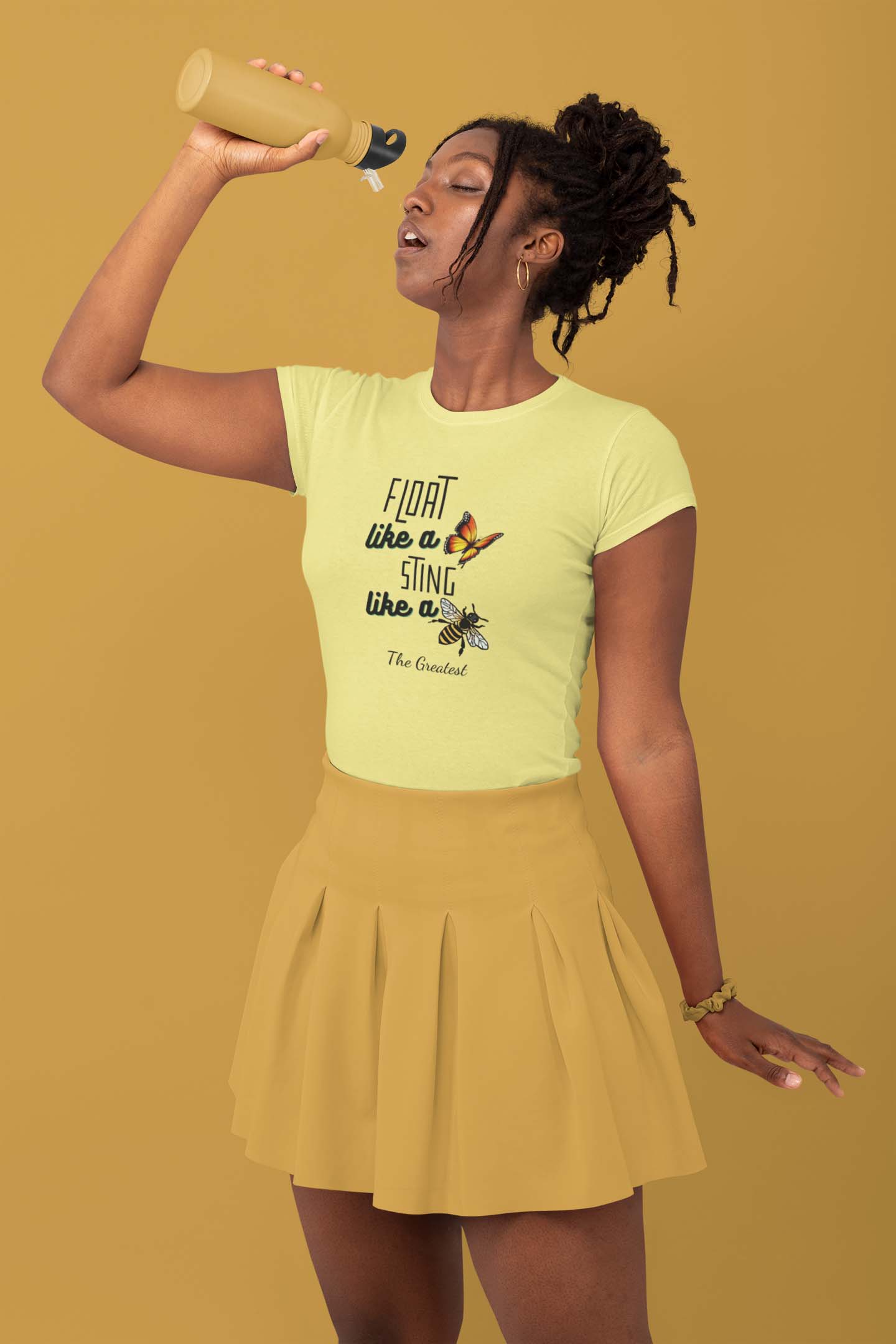 Round Neck T-Shirt (Women) - Bee The Greatest (10 colours)